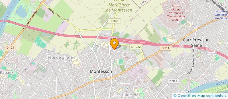 localisation de l'entreprise GIRAFES & CO  MONTESSON