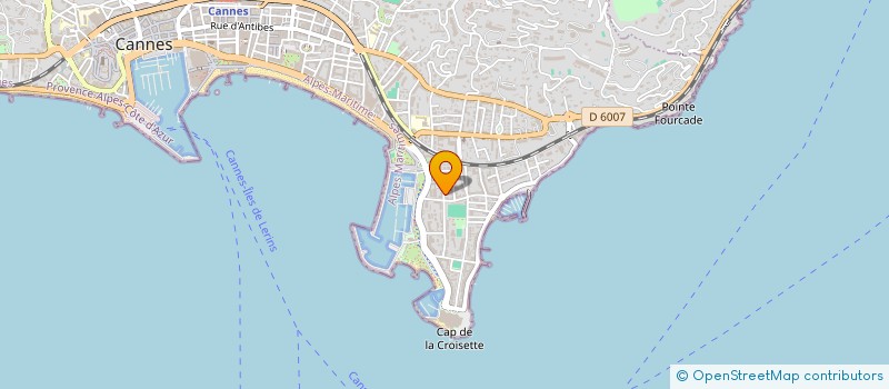 localisation de l'entreprise GIRAFONS à CANNES