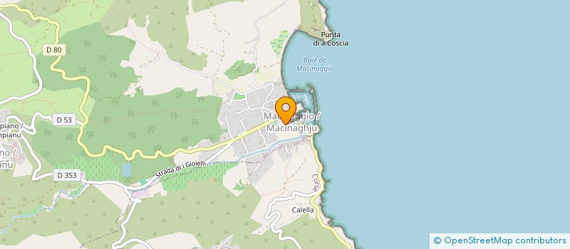 localisation de l'entreprise GIRAGLIA DISTRIBUTION  ROGLIANO