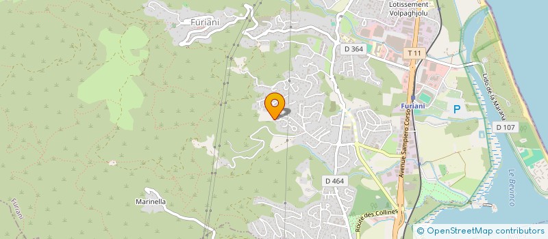 localisation de l'entreprise GIRAGLIA VOYAGES  FURIANI