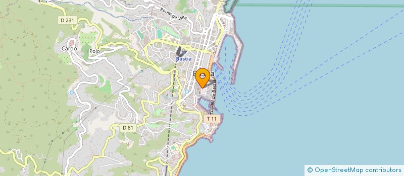 localisation de l'entreprise GIRAGLIA1 à BASTIA