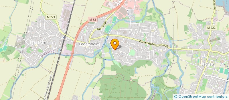 localisation de l'entreprise GIRAL  FEGERSHEIM