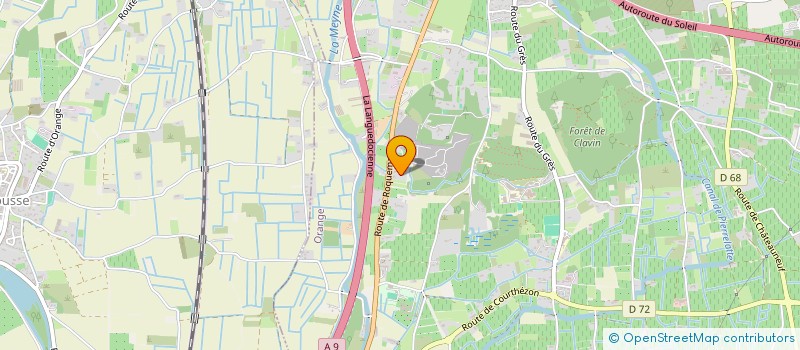 localisation de l'entreprise GIRAL  ORANGE