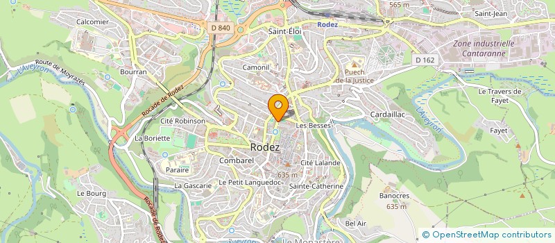 localisation de l'entreprise GIRALDI - STEPHENS  RODEZ