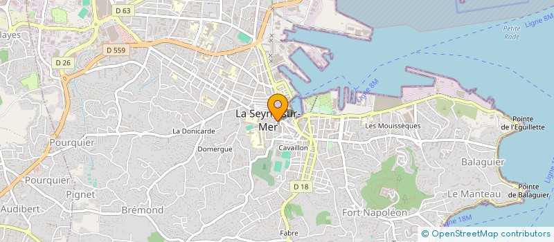 localisation de l'entreprise GIRAN à LA SEYNE-SUR-MER