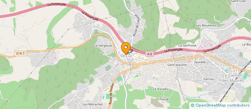 localisation de l'entreprise GIRANA  LE LUC