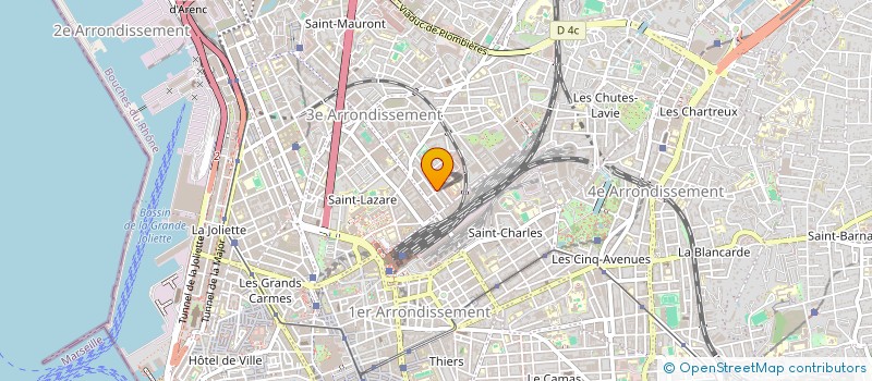 localisation de l'entreprise GIRANDOLE à MARSEILLE