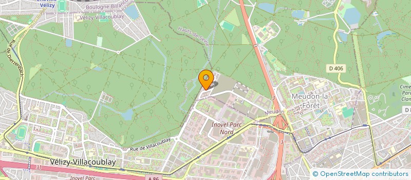 localisation de l'entreprise GIRAPH à MEUDON