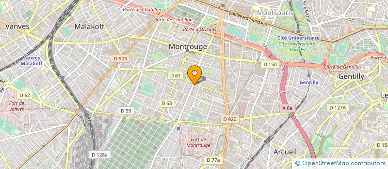 localisation de l'entreprise GIRAPHES HOLDING à IVRY-SUR-SEINE
