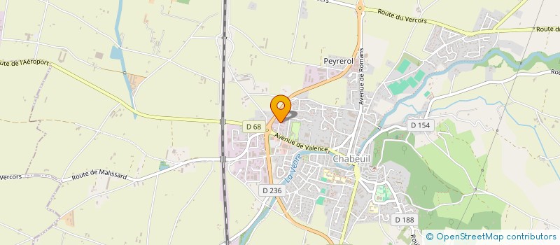 localisation de l'entreprise GIRAPUB à CHABEUIL