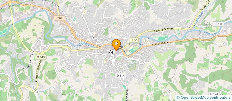 localisation de l'entreprise GIRARD à APT