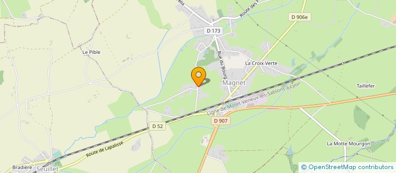 localisation de l'entreprise GIRARD  MAGNET