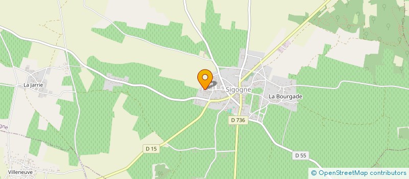 localisation de l'entreprise GIRARD ASSOCIES à SIGOGNE