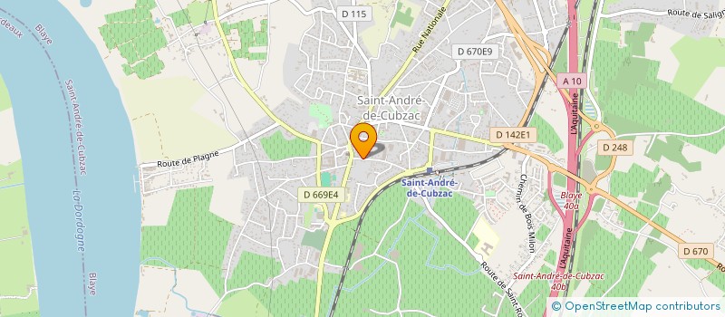 localisation de l'entreprise GIRARD AUDIT & CONSEIL  SAINT-ANDRE-DE-CUBZAC