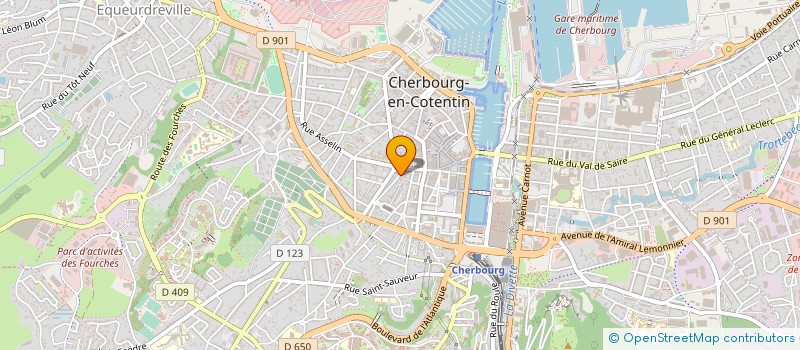 localisation de l'entreprise GIRARD BROSTIN  CHERBOURG-EN-COTENTIN