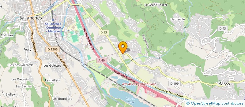 localisation de l'entreprise GIRARD BTP  PASSY