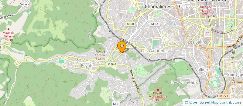 localisation de l'entreprise GIRARD CONSEIL  ROYAT