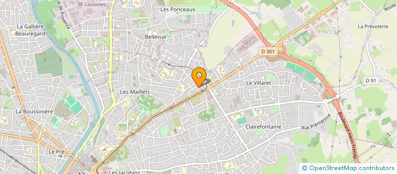 localisation de l'entreprise GIRARD DESIGN à LE MANS