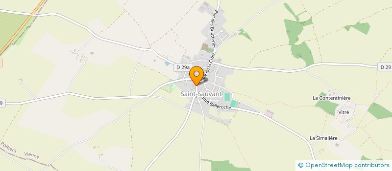 localisation de l'entreprise GIRARD ELECTRICITE  SAINT-SAUVANT