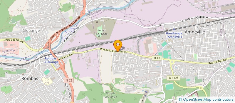 localisation de l'entreprise GIRARD ETUDES  AMNEVILLE