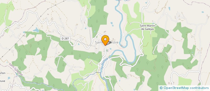 localisation de l'entreprise GIRARD FACADES  SAINT-SYLVESTRE