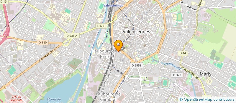 localisation de l'entreprise GIRARD FROISSART  VALENCIENNES