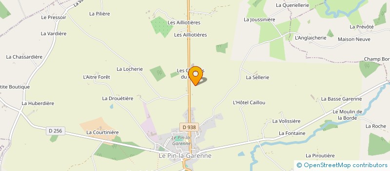 localisation de l'entreprise GIRARD GIORGETTI à LE PIN-LA-GARENNE