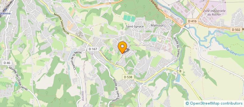 localisation de l'entreprise GIRARD IMMOBILIER à VIENNE