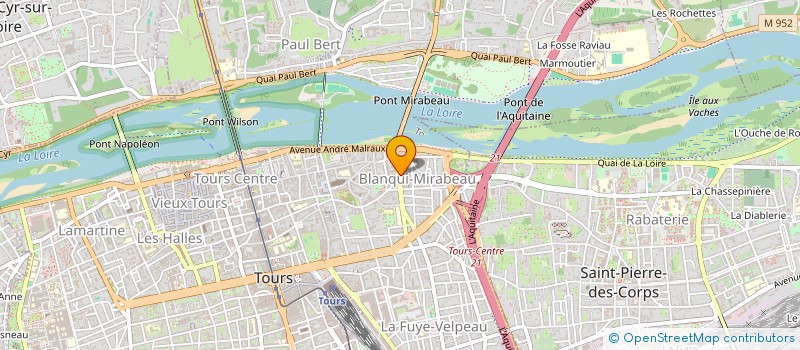 localisation de l'entreprise GIRARD-LANGLOIS  TOURS