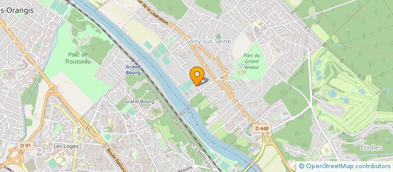 localisation de l'entreprise GIRARD                        LUCIE à SOISY-SUR-SEINE