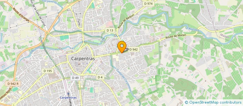 localisation de l'entreprise GIRARD MARCHE GARE  CARPENTRAS