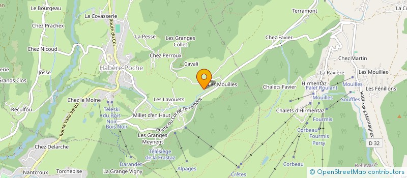 localisation de l'entreprise GIRARD MOLLIAT  HABERE-POCHE