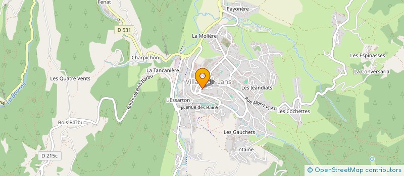 localisation de l'entreprise GIRARD MONIQUE ET GAUCHE ERIC à VILLARD-DE-LANS