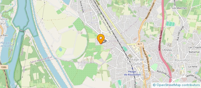 localisation de l'entreprise GIRARD NATURE ET JARDIN  SAINT-MAURICE-L'EXIL