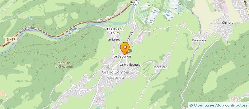 localisation de l'entreprise GIRARD PERE ET FILS  GRAND'COMBE-CHATELEU