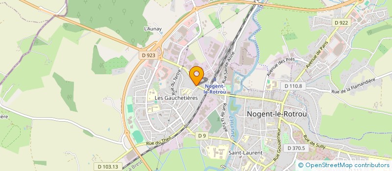localisation de l'entreprise GIRARD ROUSSEAUX à NOGENT-LE-ROTROU