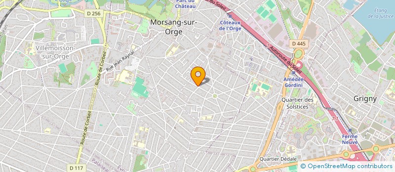 localisation de l'entreprise GIRARD SARL  MORSANG-SUR-ORGE