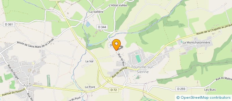 localisation de l'entreprise GIRARD VERNEUIL 2  TOURVILLE-SUR-SIENNE