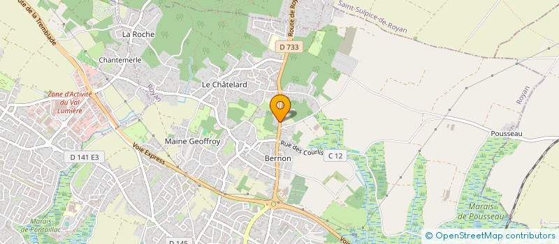 localisation de l'entreprise GIRARDEAU  LA TREMBLADE