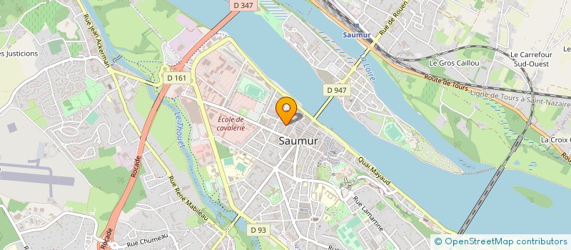 localisation de l'entreprise GIRARDEAU TRAITEUR à SAUMUR