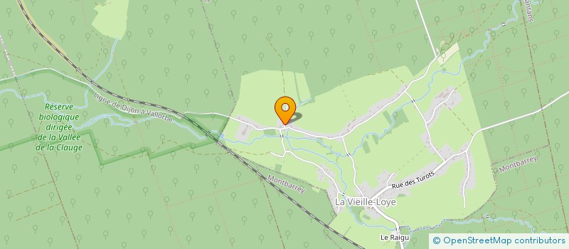 localisation de l'entreprise GIRARDET JURA BOIS  LA VIEILLE-LOYE