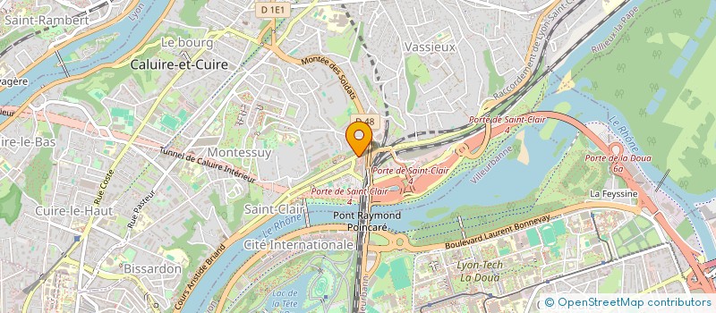 localisation de l'entreprise GIRARDI ET MORELLET INDIVISION  CALUIRE-ET-CUIRE