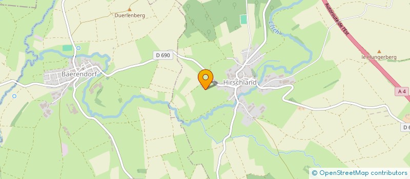localisation de l'entreprise GIRARDIN ET FILS à HIRSCHLAND