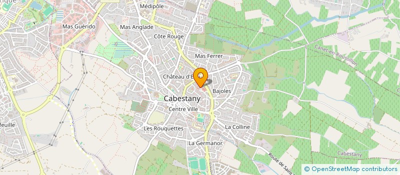 localisation de l'entreprise GIRARDIN MARELLI  CABESTANY