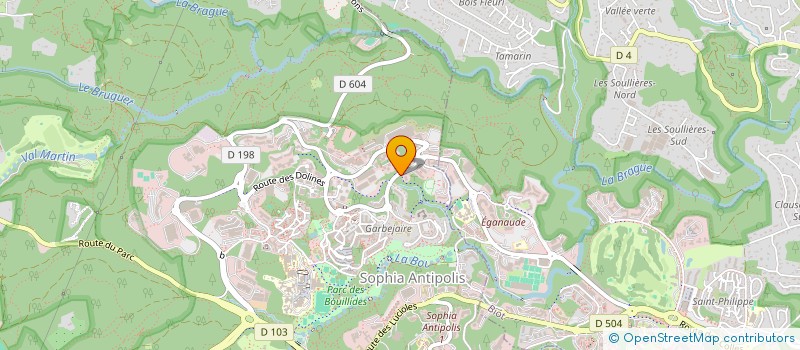 localisation de l'entreprise GIRARDIN PATRIMOINE  VALBONNE