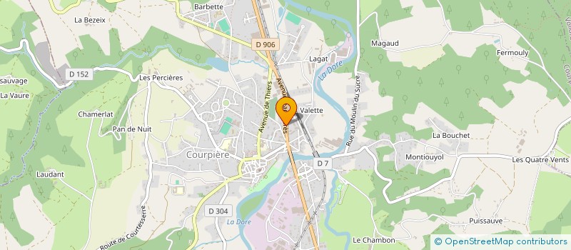 localisation de l'entreprise GIRARDIN SAURA à COURPIERE