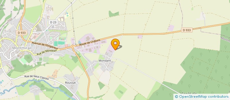 localisation de l'entreprise GIRARDIN TRAVAUX PUBLICS à MONTMIRAIL