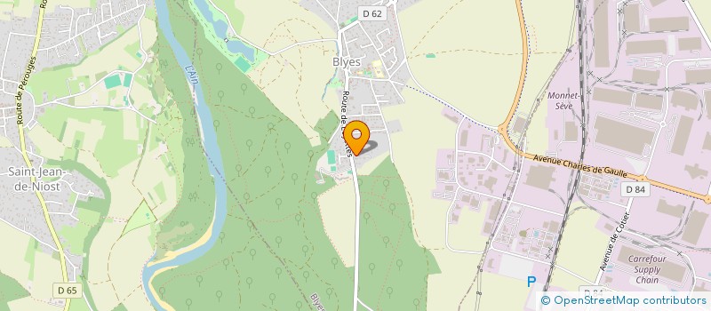 localisation de l'entreprise GIRARDO-3CN  BLYES