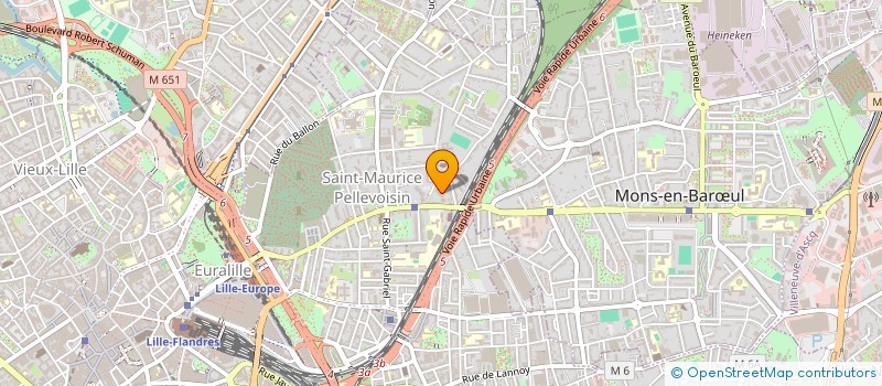 localisation de l'entreprise GIRASOL NETTOYAGE à LILLE