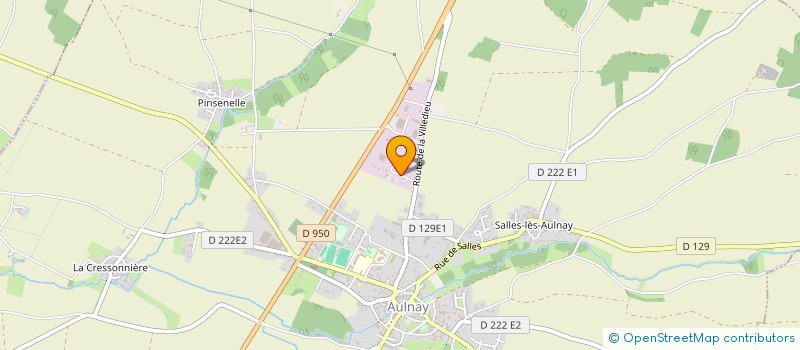 localisation de l'entreprise GIRAUD à AULNAY